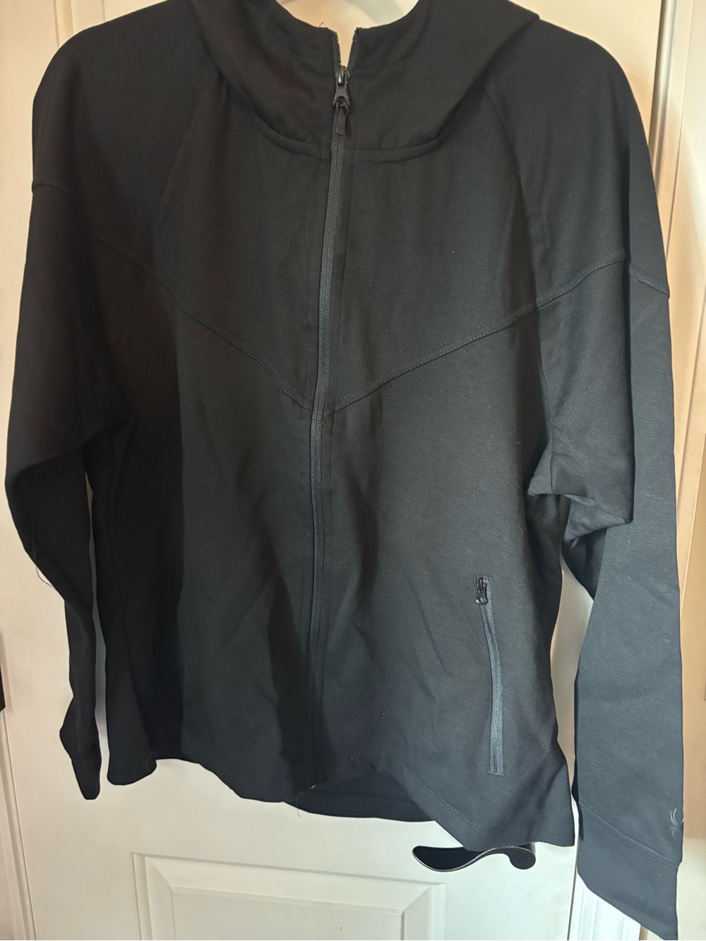 Black Women's Spyder Full-Zip Hooded Jacket